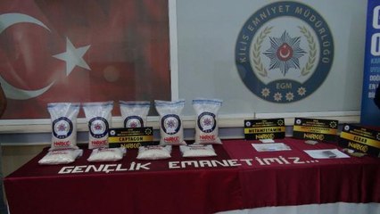 KİLİS'TE, 203 BİN 578 UYUŞTURUCU HAP ELE GEÇTİ, 6 ŞÜPHELİ TUTUKLANDI