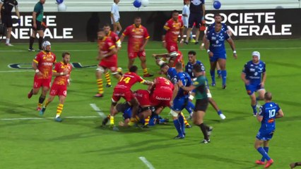 TOP 14 - Essai de Vilimoni BOTITU (CO) - Castres Olympique - USA Perpignan - Saison 2021/2022