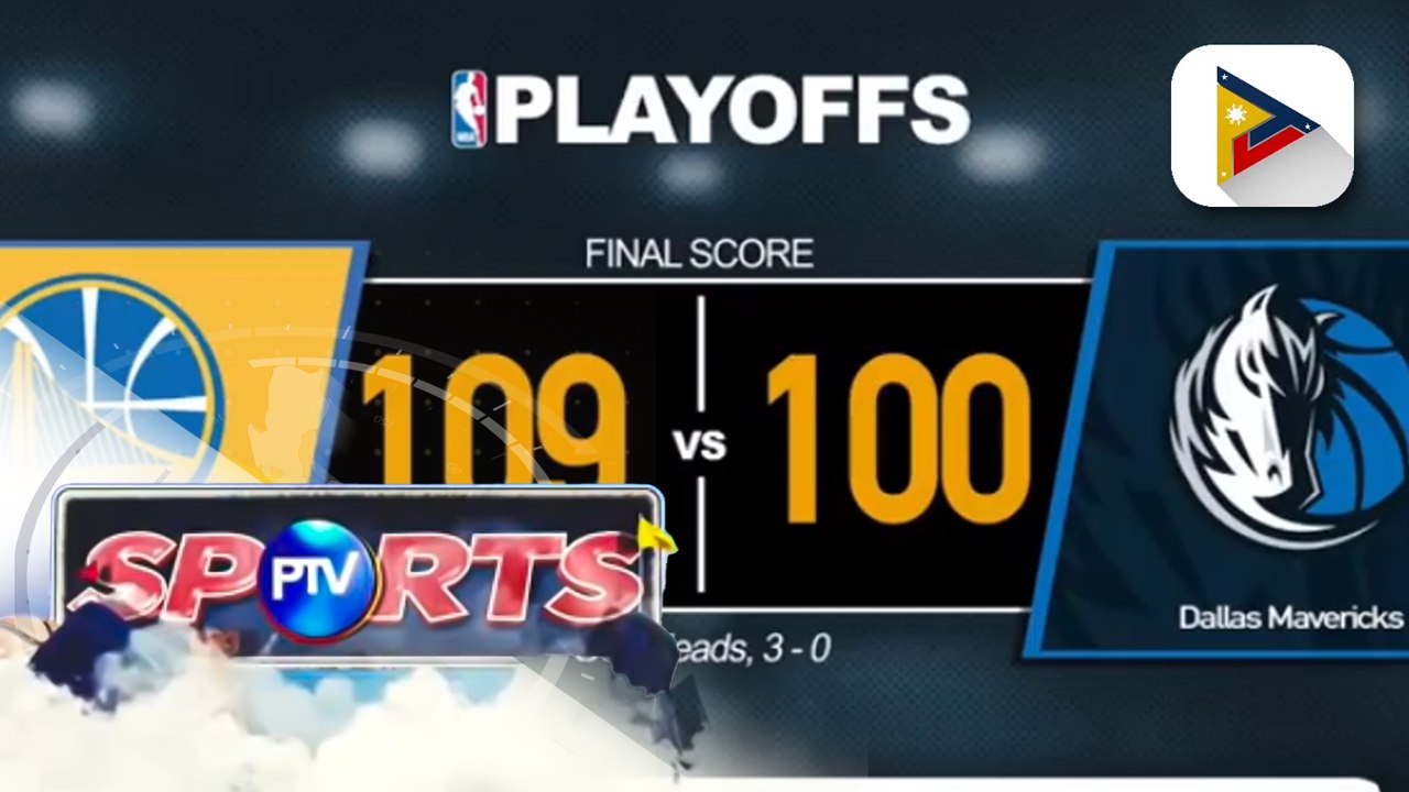 3-0 series lead, napasakamay ng Warriors kontra Mavericks