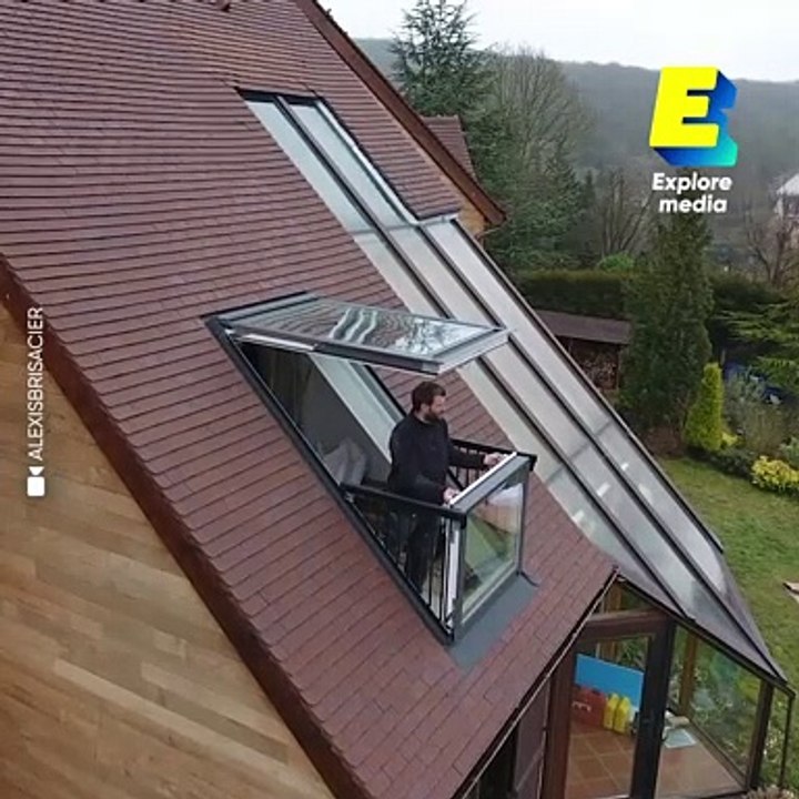 Cette fenêtre se transforme en balcon en quelques secondes