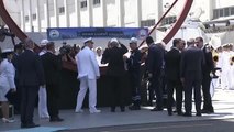Cumhurbaşkanı Erdoğan, Hızırreis Denizaltısı Havuza Çekme ve Selmanreis Denizaltısı İlk Kaynak Töreni'ne katıldı
