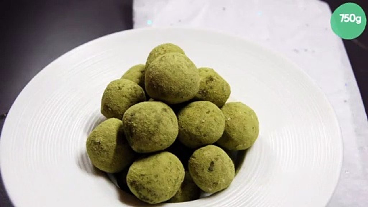 Truffes au matcha