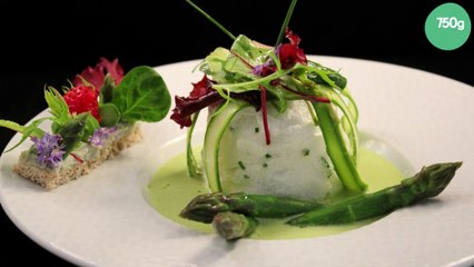 Blanc manger cœur coulant au Roquefort Papillon