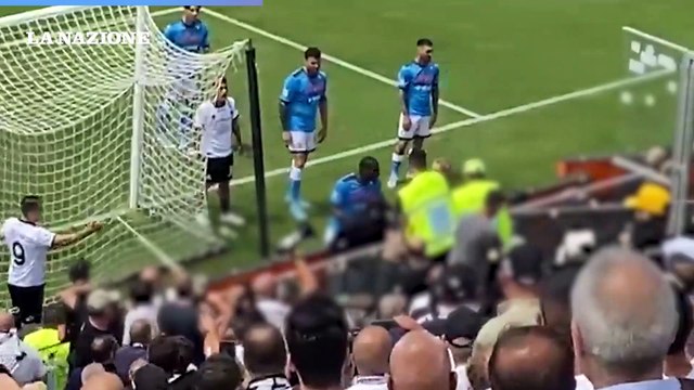 Spezia-Napoli, tafferugli allo stadio.