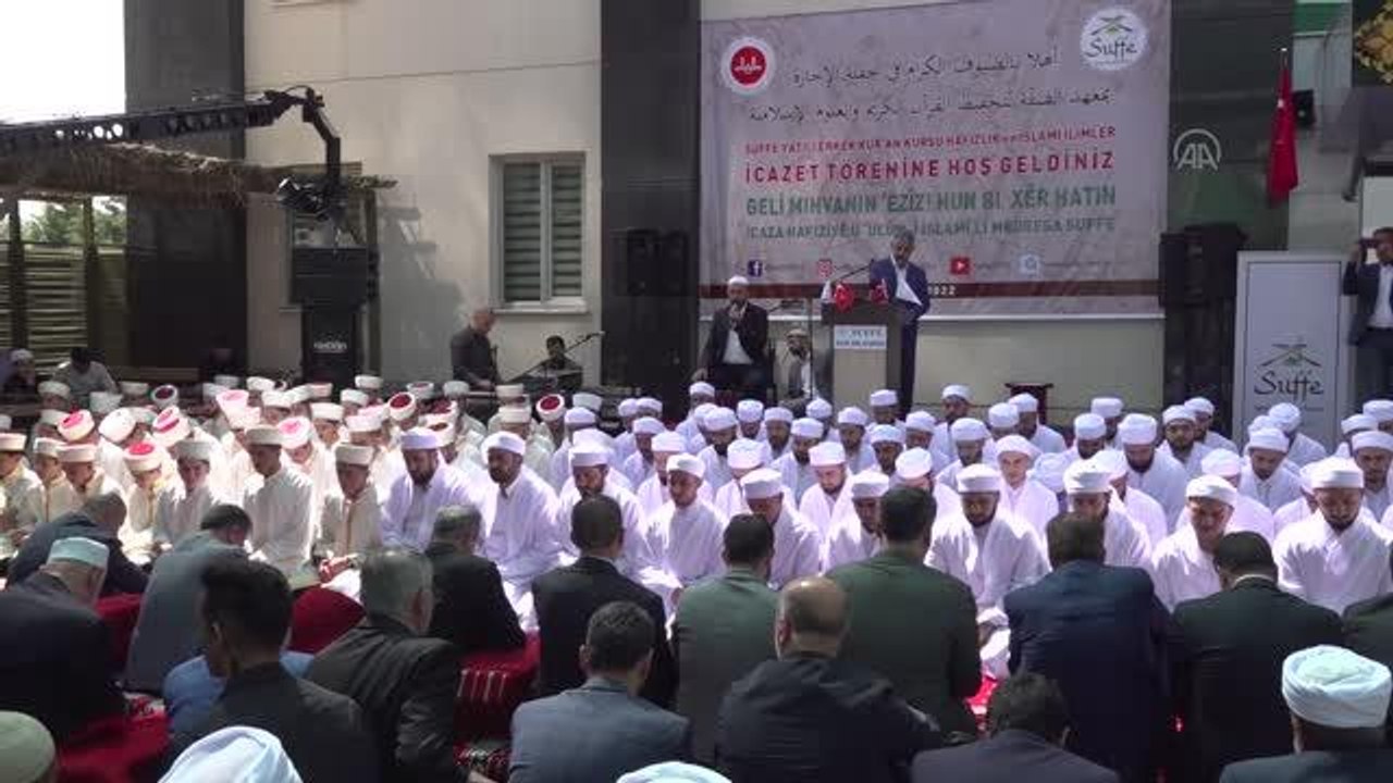 DİYARBAKIR - "Hafızlık ve İslami İlimler İcazet Programı" yapıldı