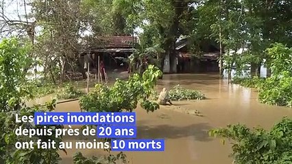 Bangladesh: les crues reculent, des millions de personnes toujours bloquées