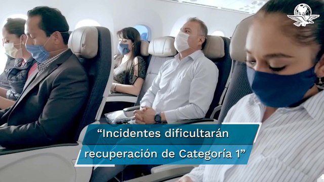 Incidentes frenan regreso de aviación hacia la categoría 1