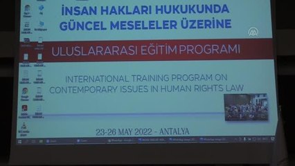 Adalet Akademisi Başkanı Özdemir, eğitim programında konuştu