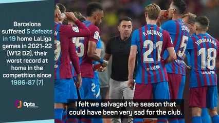 'Barcelona salvaged the season from catastrophe' - Xavi