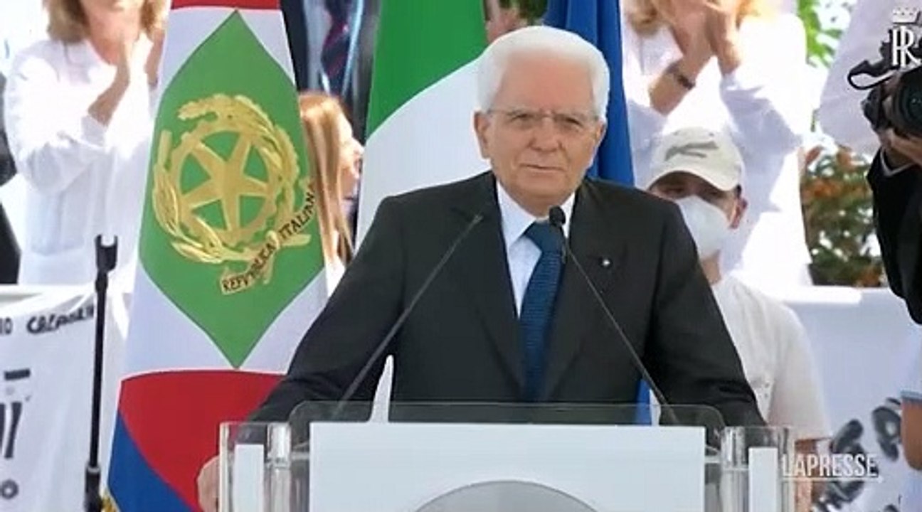 Mattarella "Ricordare Falcone per affrontare le sfide di oggi"