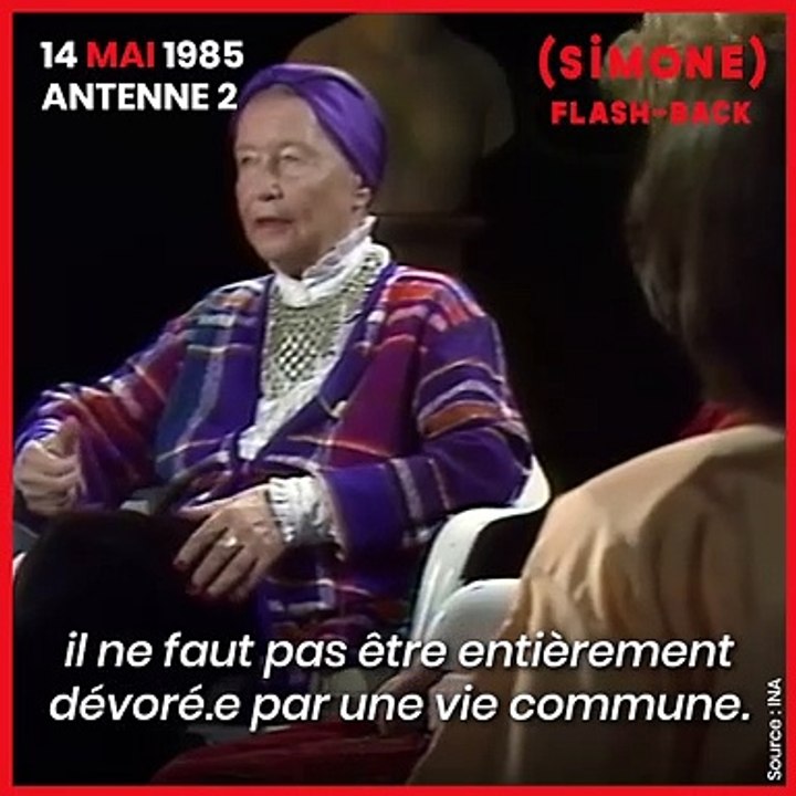 SIMONE -  La définition de l’indépendance de Simone de Beauvoir