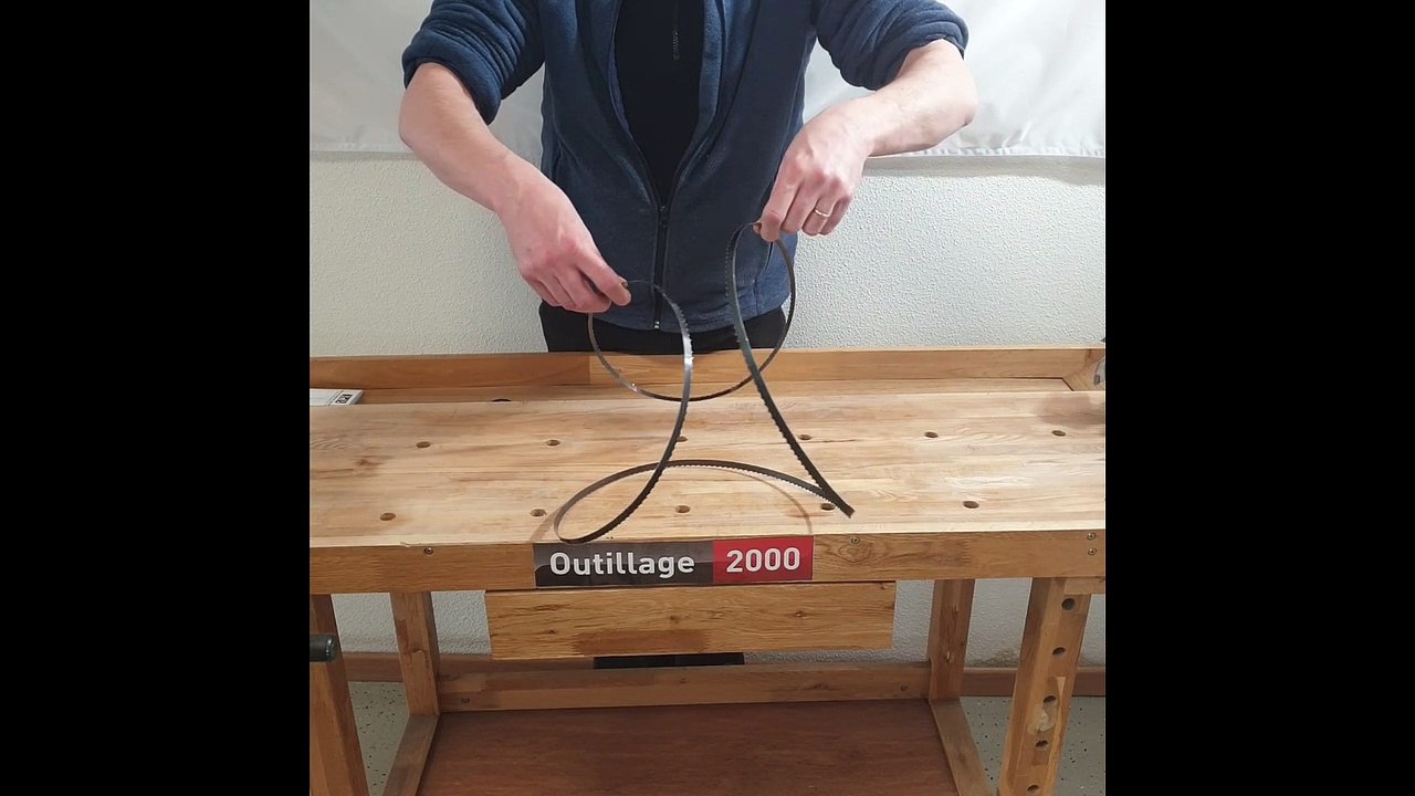 Lame de scie à ruban : comment la plier ?