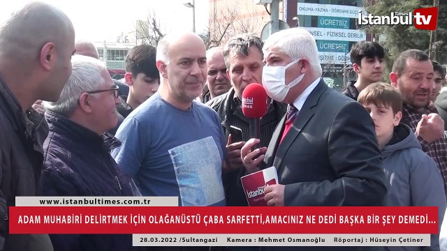Sokak Ropörtajı Yapan Muhabiri Çileden Çıkaran Vatandaş