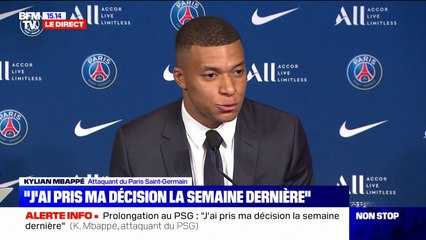 Kylian Mbappé: "C'est une décision personnelle, et le meilleur choix pour moi"