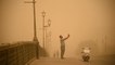 Thick dust fills the skies over Iraq