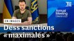 A Davos, Volodymyr Zelensky plaide pour des sanctions « maximales » contre Moscou