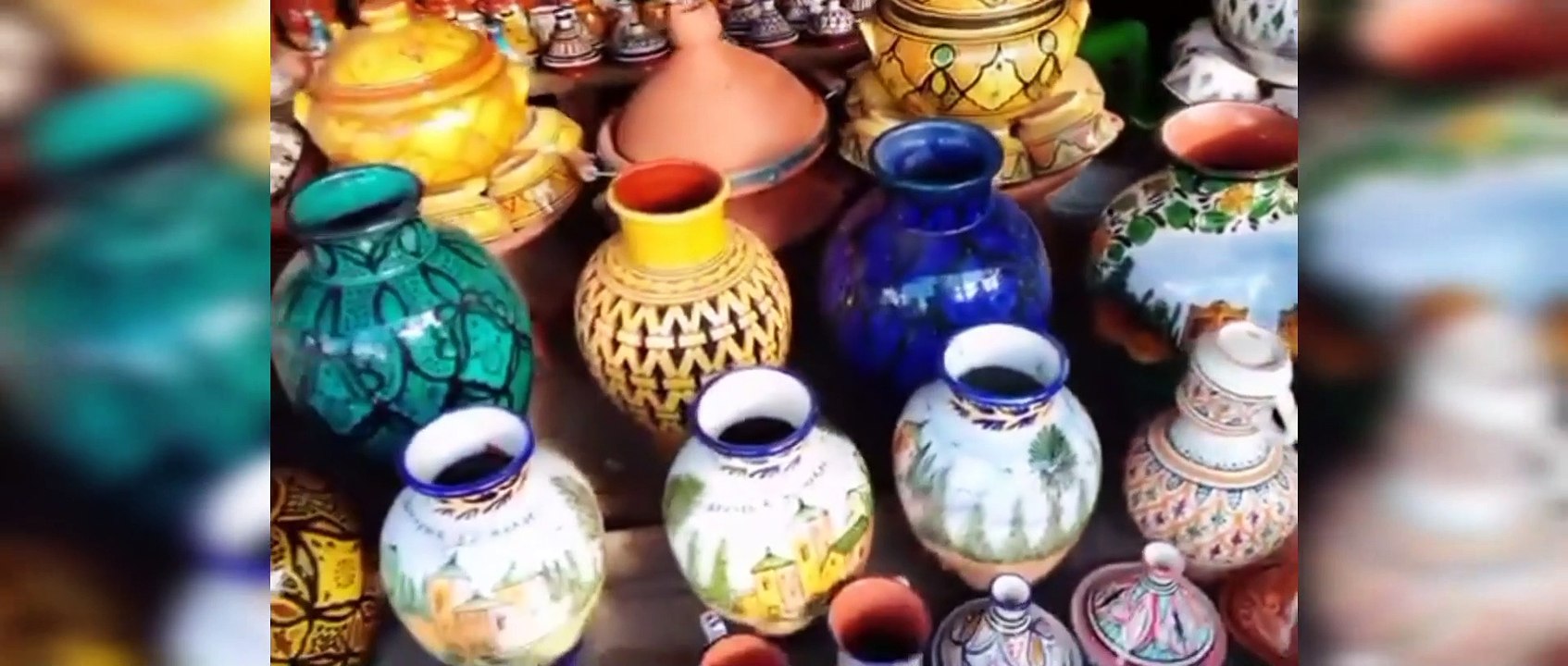 اواني تقليدية من الخزف بالمغرب