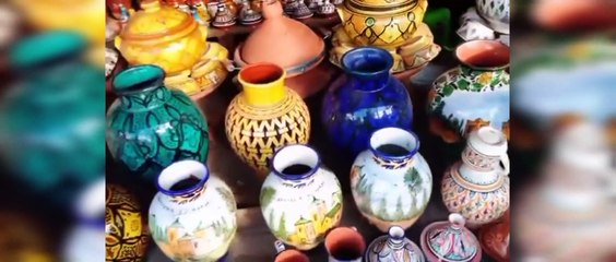 اواني تقليدية من الخزف بالمغرب