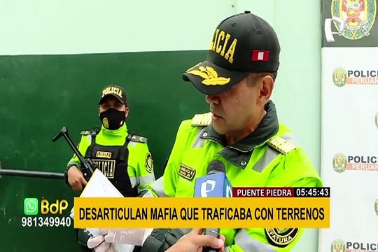 “Los Usurpadores de Raúl Reto”: detienen a 25 sujetos por tráfico de terrenos en Puente Piedra