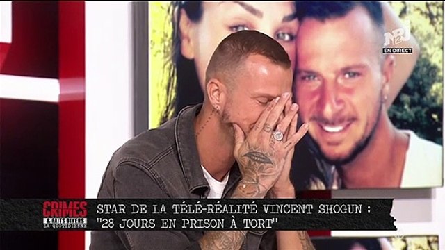 Vincent Shogun ( Les ch'tis ) s'effondre en larmes sur NRJ 12