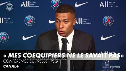 Mbappé : "J'ai pris ma décision la semaine dernière"
