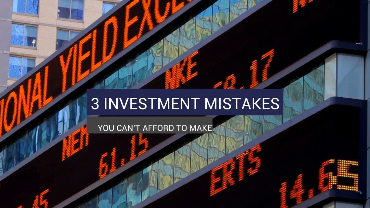 MONEY: 3 INVESTMENT MISTAKES DIGITAL
