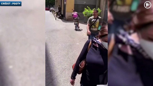 Franck Ribéry fait la fête dans les rues de Salerne