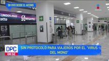 Aún no hay protocolo para viajeros por el “virus del mono” en el AICM