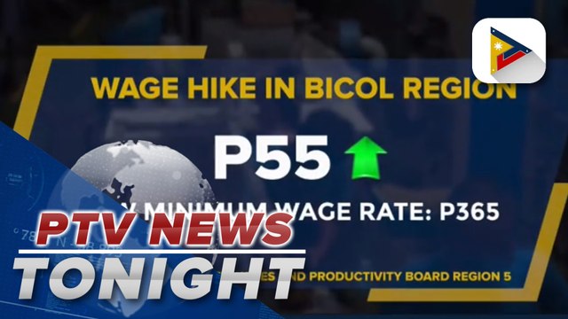 Minimum wage workers in Bicol to get P55 pay hike