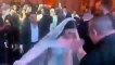 بوسى فى مشهد طريف من حفل زفافها- عليا الطلاق أبوظ الجوازة عادى