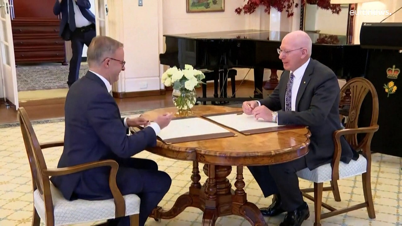 Australiens neuer Premierminister - Anthony Albenese - wird vereidigt