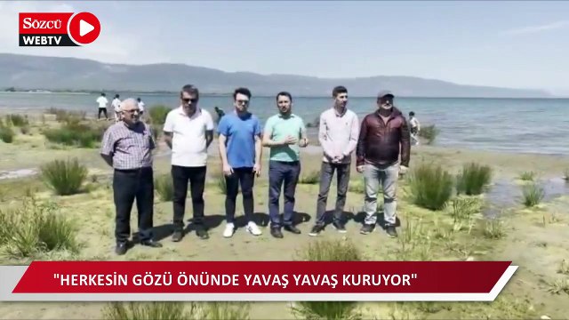 İznik Gölü kuruyor, çekilen kısmı bataklığa dönüştü