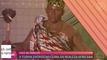 'Mais Você': participante que praticou blackface chora e nega ser racista. 'Amo muito as pessoas negras'