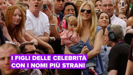 I figli delle celebrità con i nomi più strani