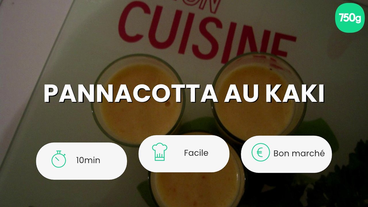 Pannacotta au Kaki