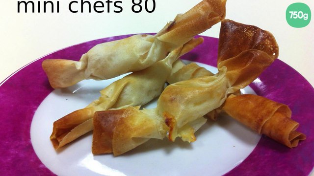 Bonbons croustillants au maroilles et aux pommes