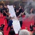 Cannes Film Festivali’nde kadın cinayetleri protesto edildi