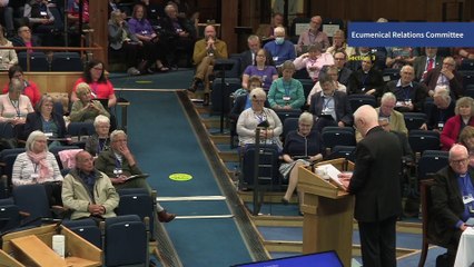 Archbishop Leo Cushley adresses the General Assembly of The Church of Scotland 2022
