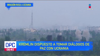 Kremlin anuncia que está dispuesto a tomar diálogo de paz con Ucrania