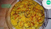 Gratin de courgettes au piment d'espelette