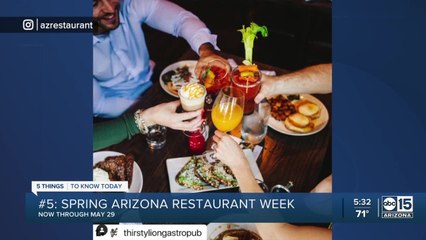 Spring Arizona Restaurant Week underway