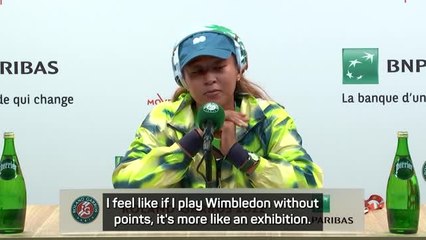 Osaka unlikely to participate in 'pointless' Wimbledon