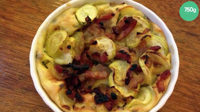 Clafoutis léger de courgettes