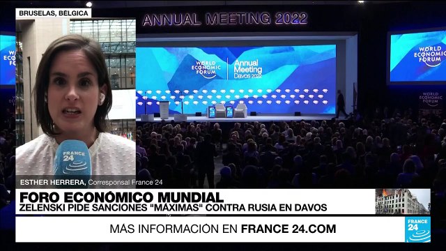 Informe desde Bruselas: Zelenski pidió sanciones máximas contra Rusia en Davos
