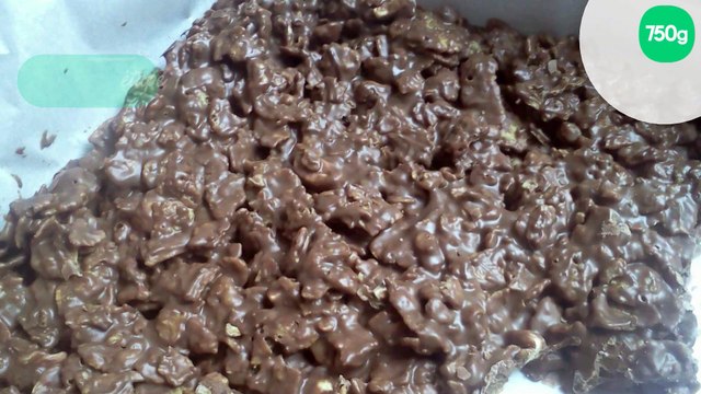 Roses des Sables en gâteau aux pétales de maïs amandes et chocolat