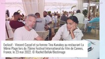 Vincent Cassel et Tina Kunakey, au naturel : le couple très assorti sur la plage à Cannes !