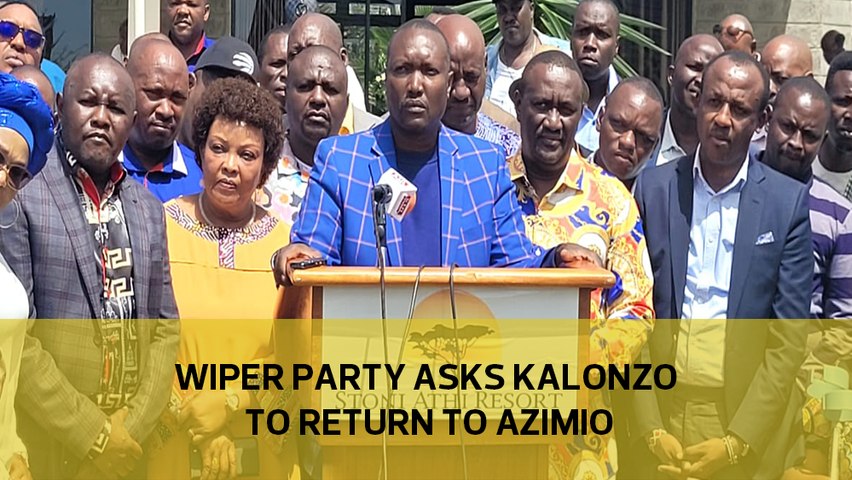 Wiper party asks Kalonzo to return to Azimio