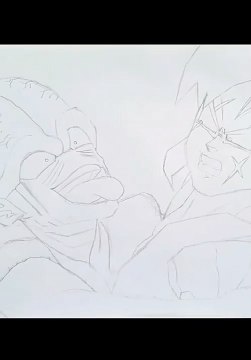 Dibujo Dragon Ball Z - YAMCHA MUERE por Saibaman - Escenas épicas DBZ 2.0