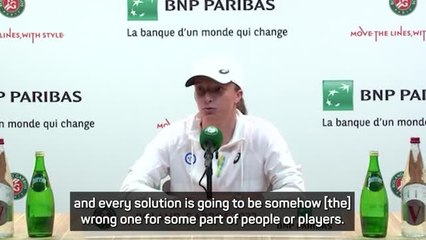 'It's not united': Swiatek wants tennis organisations to come together