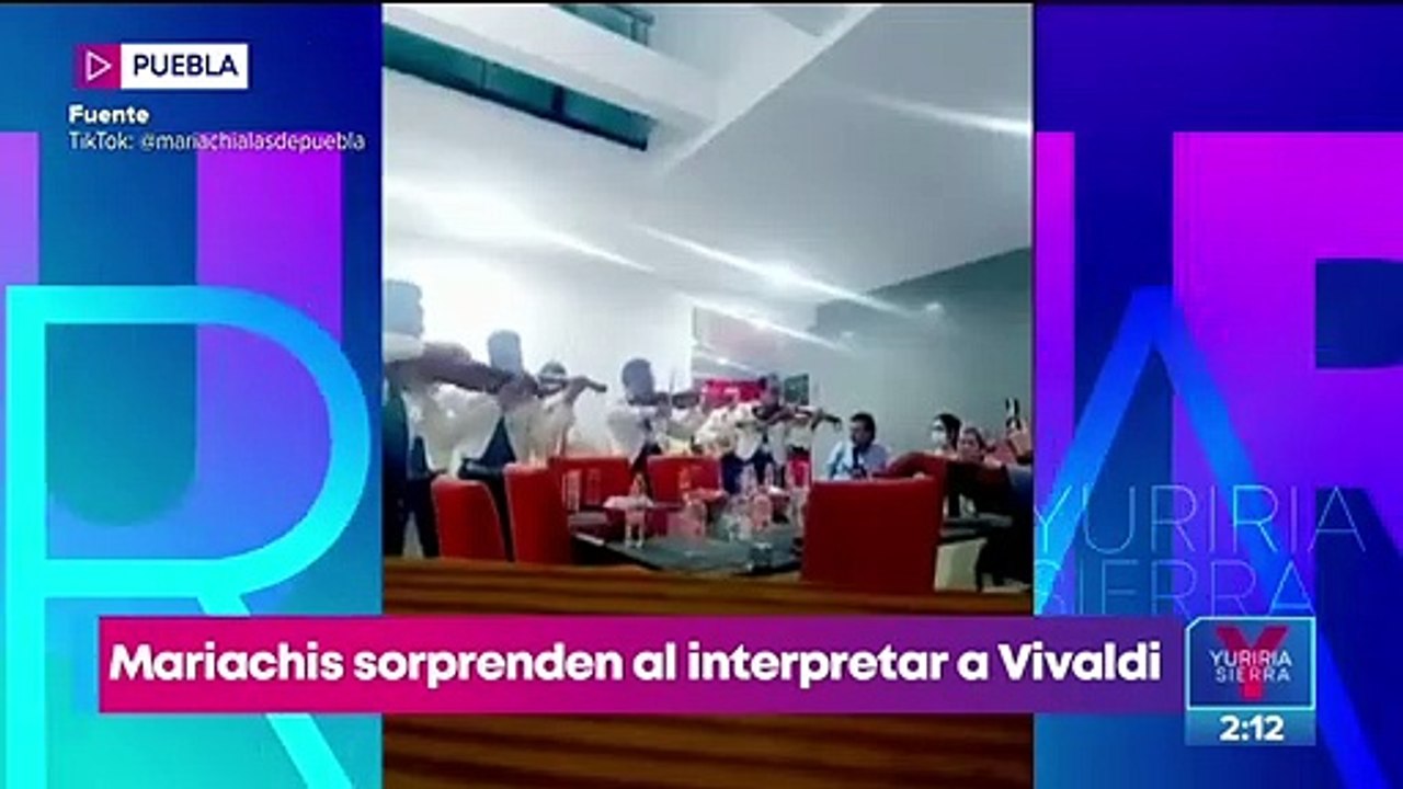 Mariachis sorprenden al interpretar a Vivaldi